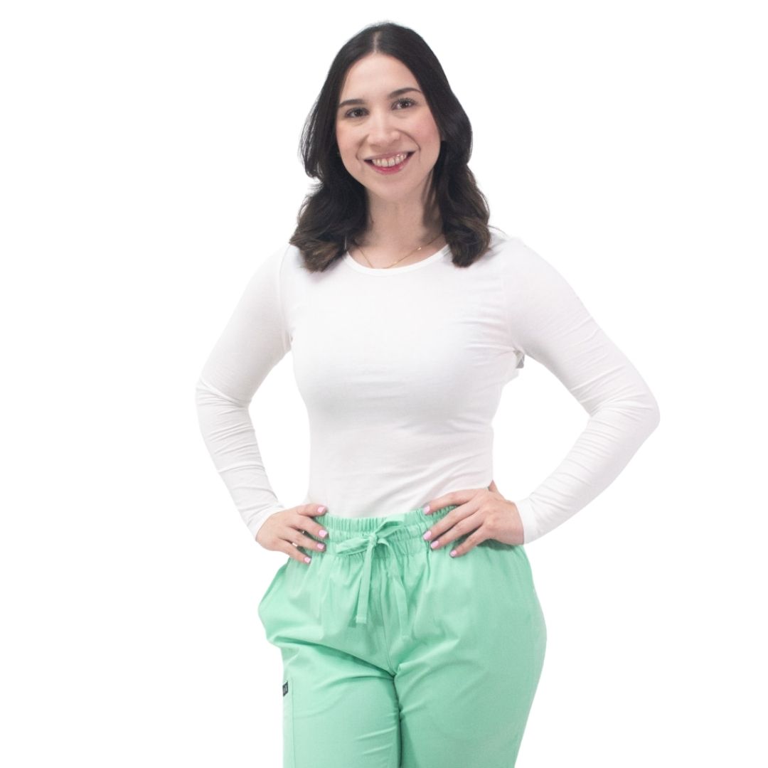 KOI Essentials dama - Underscrub - Blanco