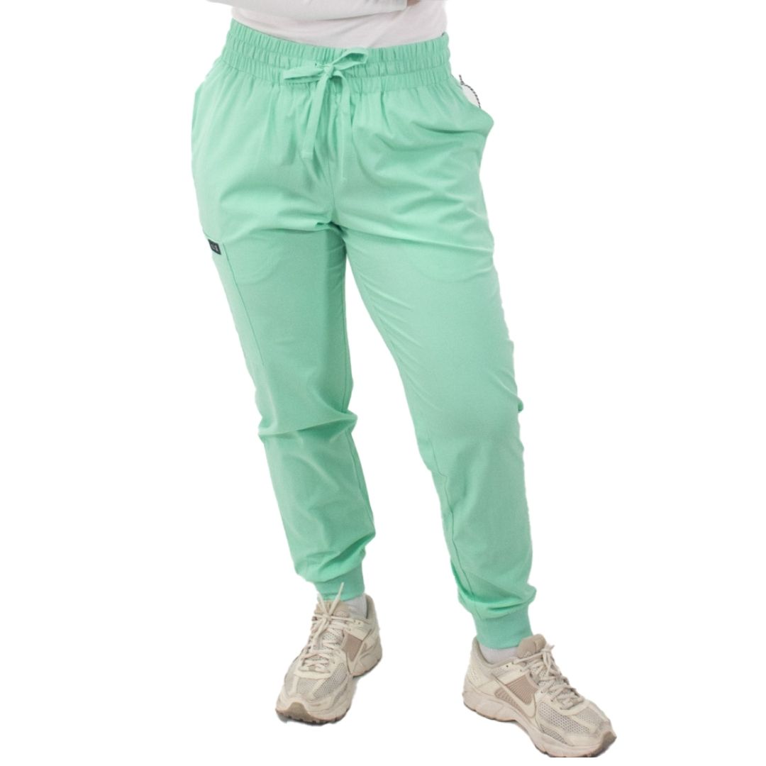 Gemma Jogger Scrub Pant - Color Verde Menta