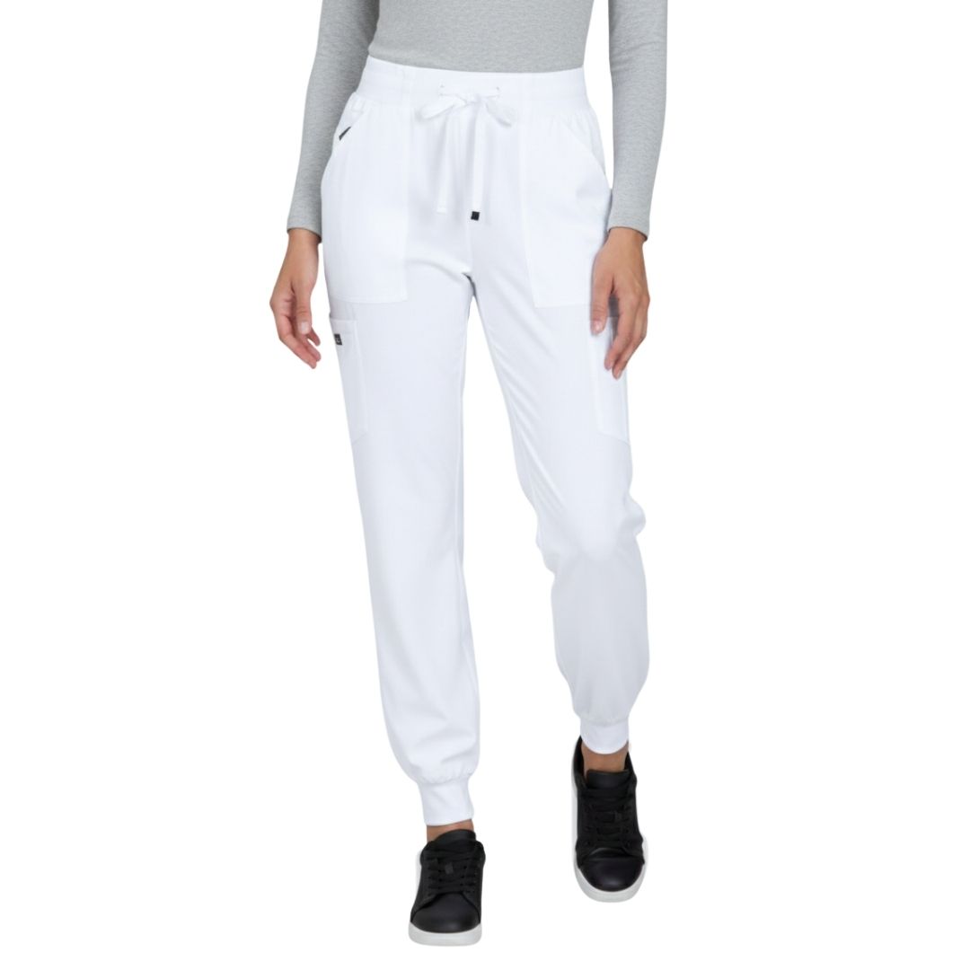 Hettie Jogger Scrub Pant - Color Blanco