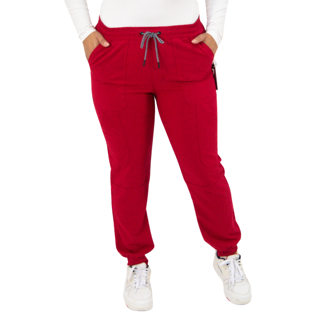 KOI Next Gen Dama - Good Vibe Jogger Pant - Rojo