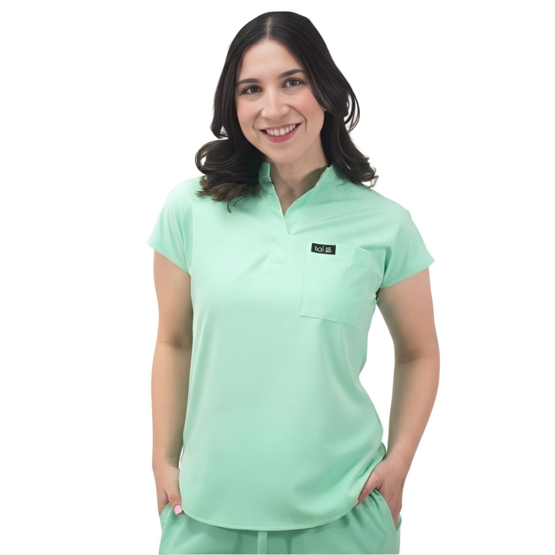 Ari Scrub Top - Color Verde Menta